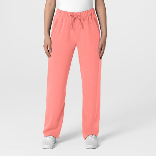 Nova 5232 Women's Stovepipe High-Low Hem Scrub Pants Paradise Pink