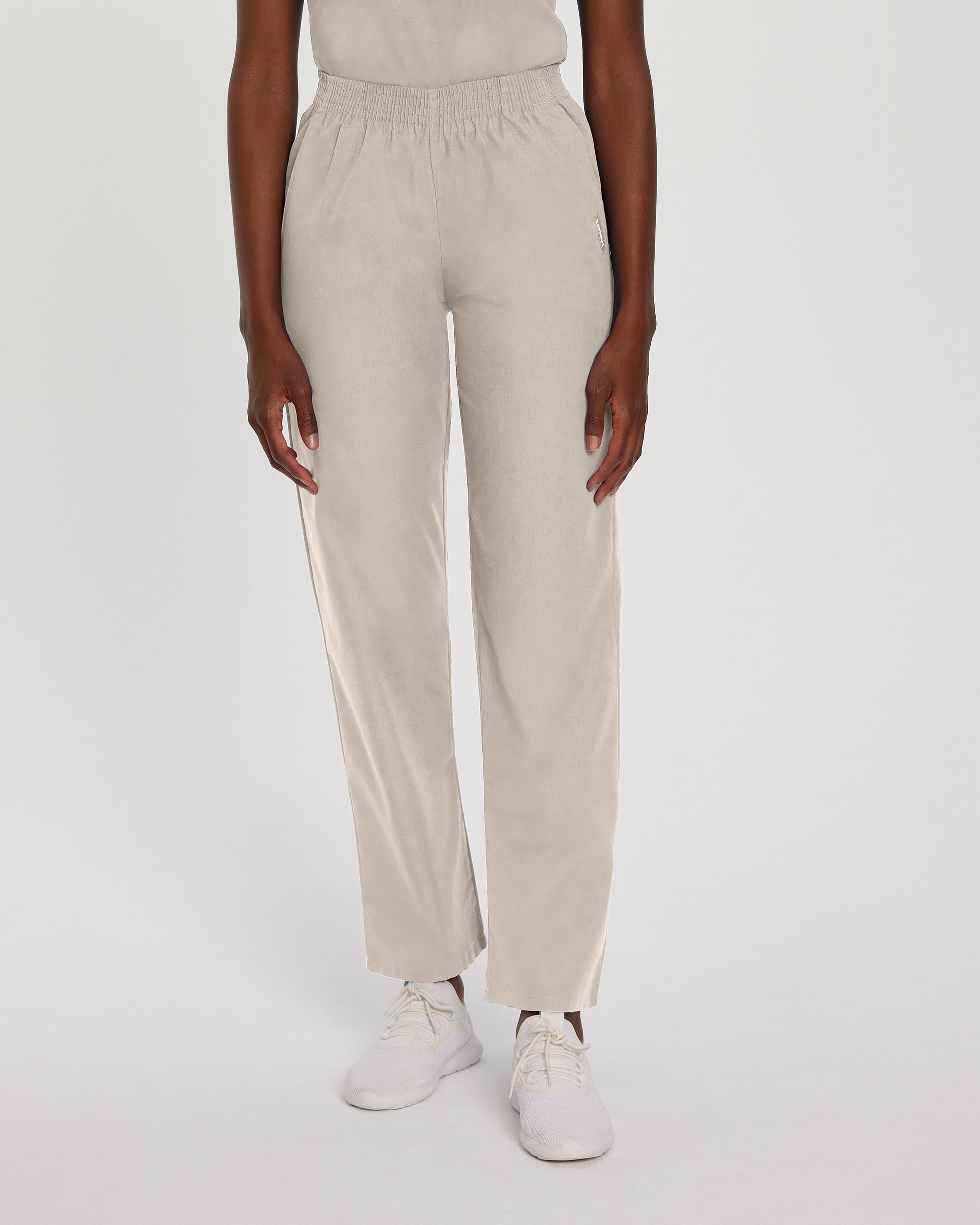 Essentials 8327 Women's Scrub Pants Sandstone Image