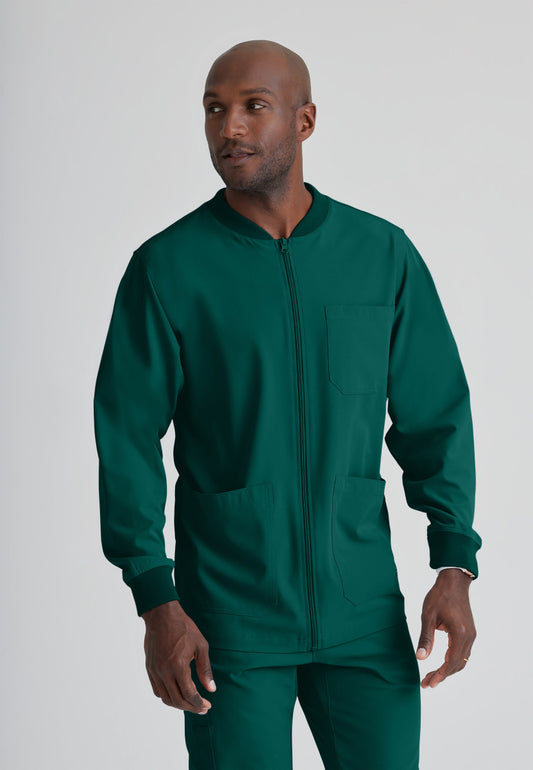 Skechers SK0408 Structure Scrub Jacket Hunter Green