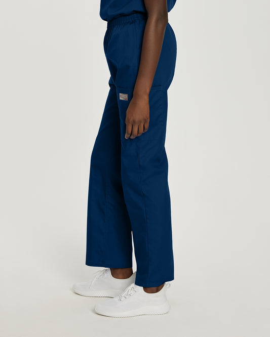 Scrub Zone 83221 Women's Cargo Scrub Pants Navy Image