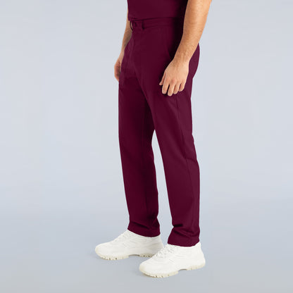 ProFlex LB408 Men's Cargo Scrub Pants Wine Image