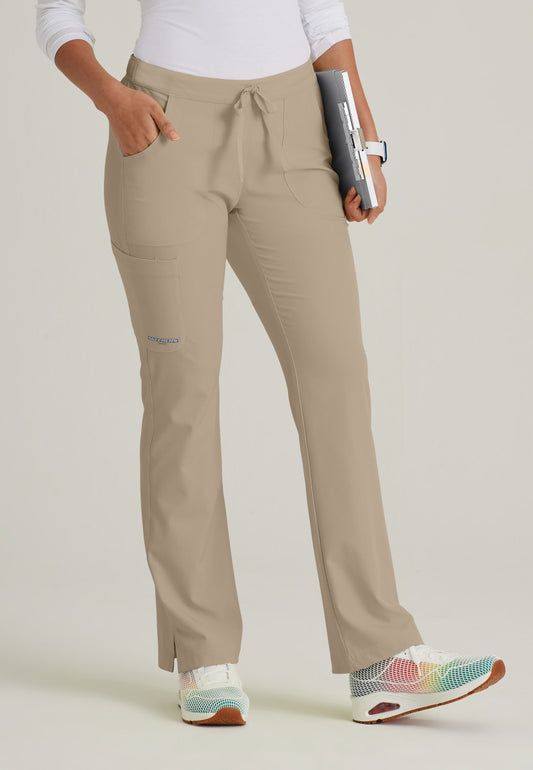 Skechers SK201 Reliance Scrub Pants New Khaki Model Image Front | Barco