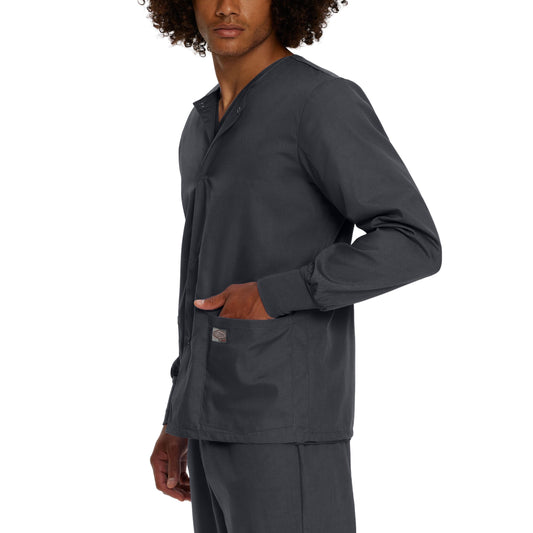 Scrub Zone 75231 Unisex 3 Pocket Warm Up Scrub Jacket Graphite Image