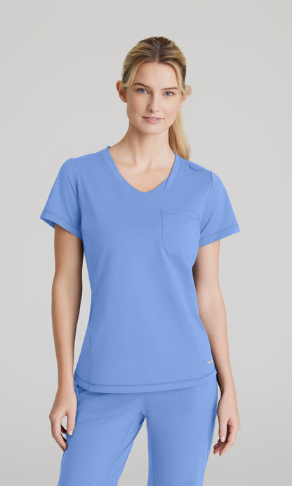 Skechers Slip-Ins Knits SKT221 Flow Knit Scrub Top Ciel Blue