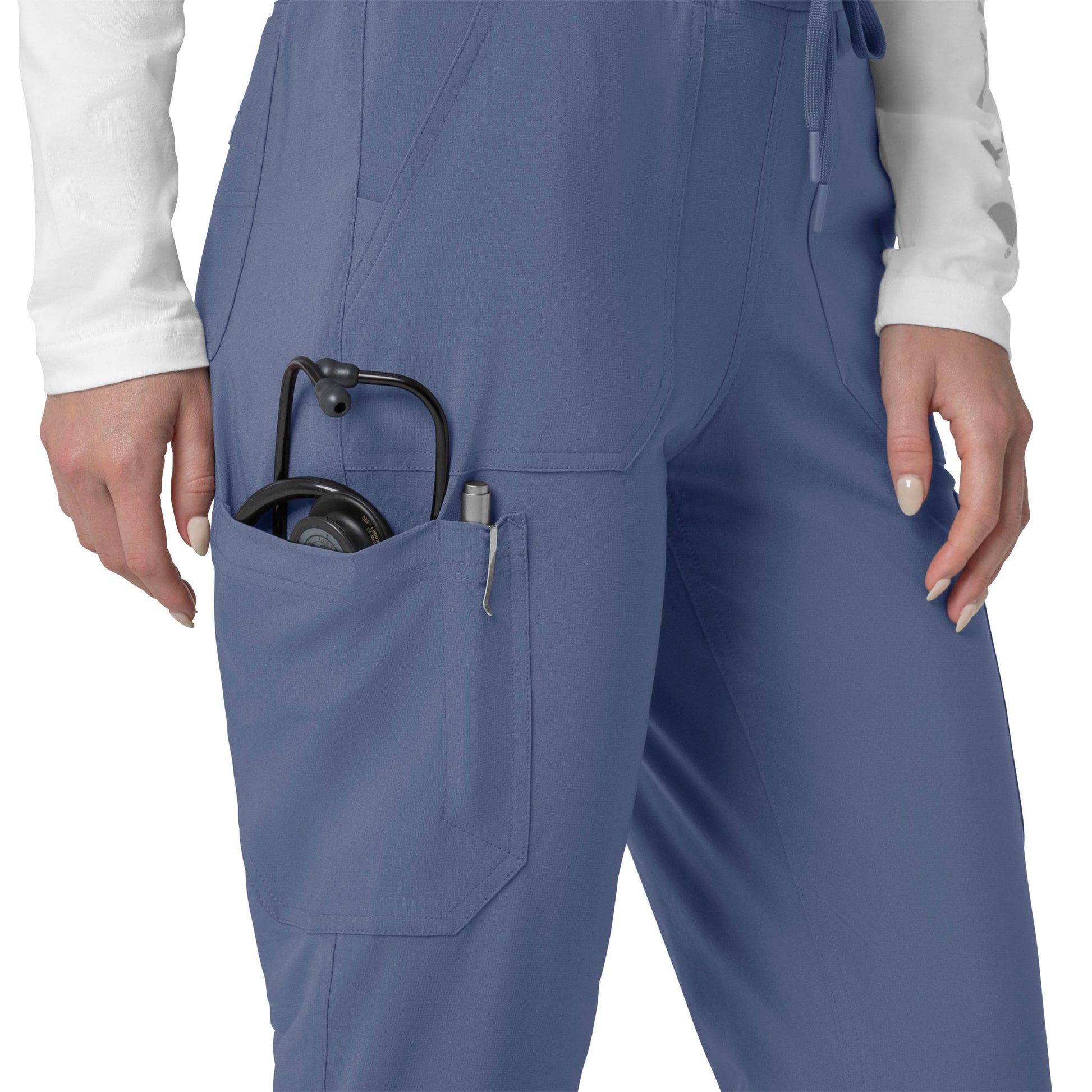 Force Cross-Flex C53110 Cargo Jogger Scrub Pants Riverside Model Image Alternate | Carhartt