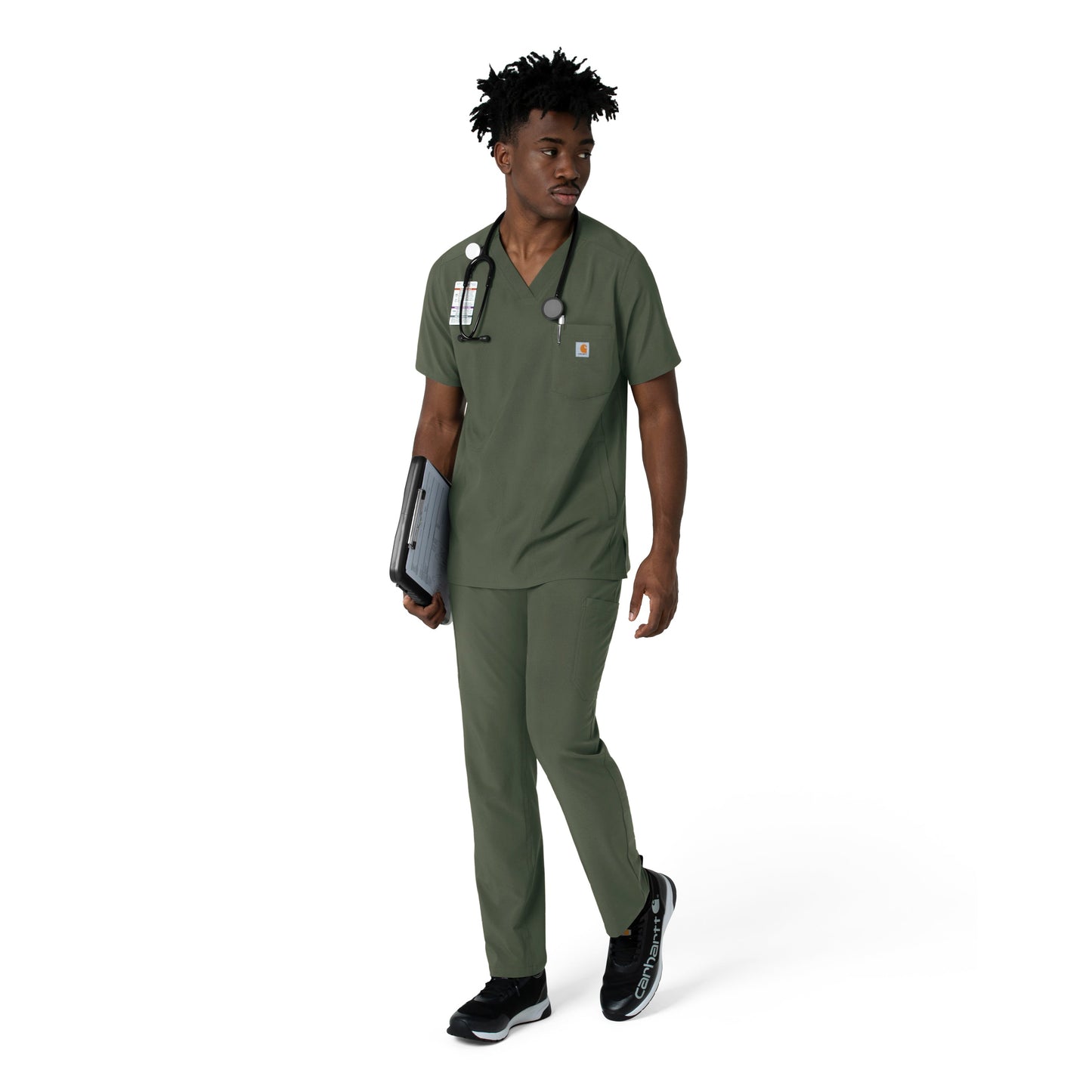 Force Cross-Flex C56410 Men's Straight Leg Scrub Pants Olive