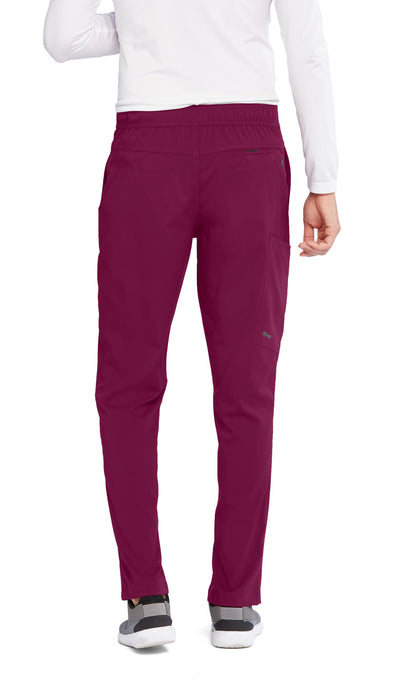 Grey's Anatomy Spandex Stretch GRSP507 Wesley Scrub Pants Wine