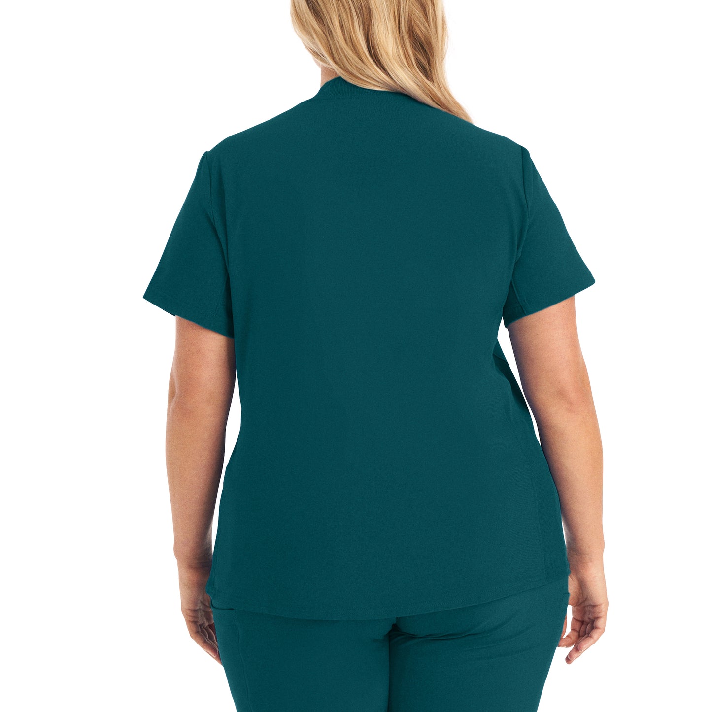 Forward LT100 Women's 3 Pocket V Neck Scrub Top Caribbean Image