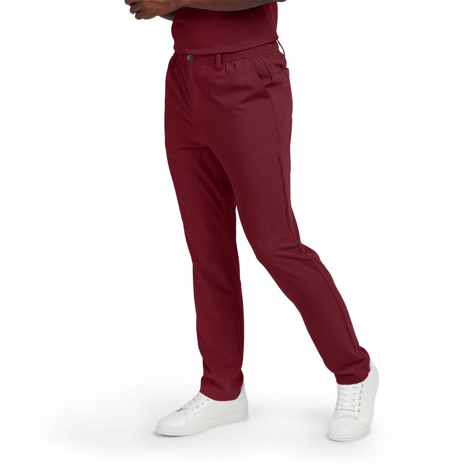 CRFT WB418 Men's Cargo Scrub Pants Wine Image