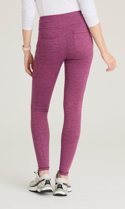 Barco One Performance Knit BOP700H Strive Leggings Dark Mauve Heather