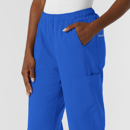NURTUR 5180 Women's Straight Leg Cargo Scrub Pants Royal