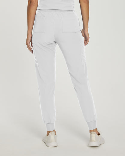 V-Tess 380 Women's Jogger Scrub Pants White Image