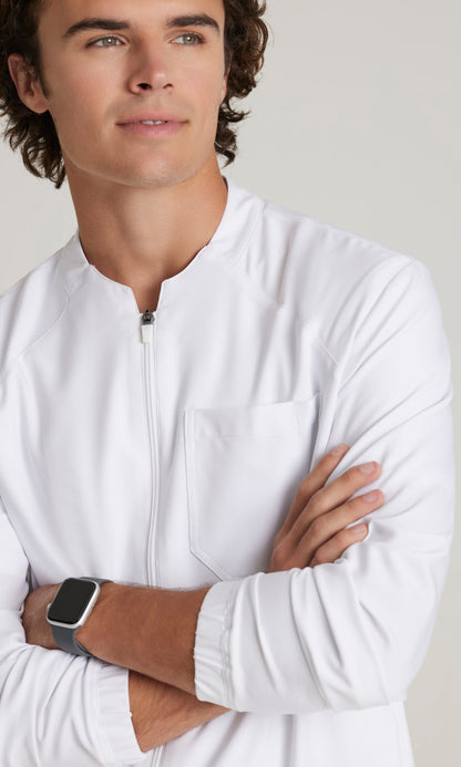 Grey's Anatomy Evolve GSSW887 Cycle Scrub Jacket White