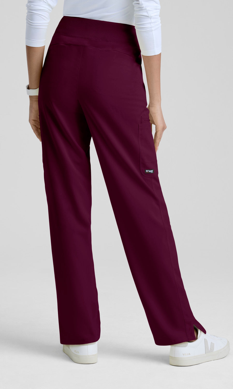 Grey's Anatomy Stretch GRSP758 Irene Pant Wine - back