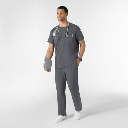 Boundless 6651 Men’s Classic Tee Scrub Top Pewter