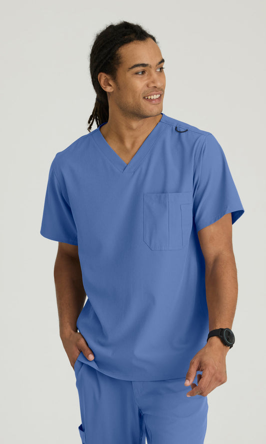 Skechers SK0112 Structure Scrub Top Ciel Blue