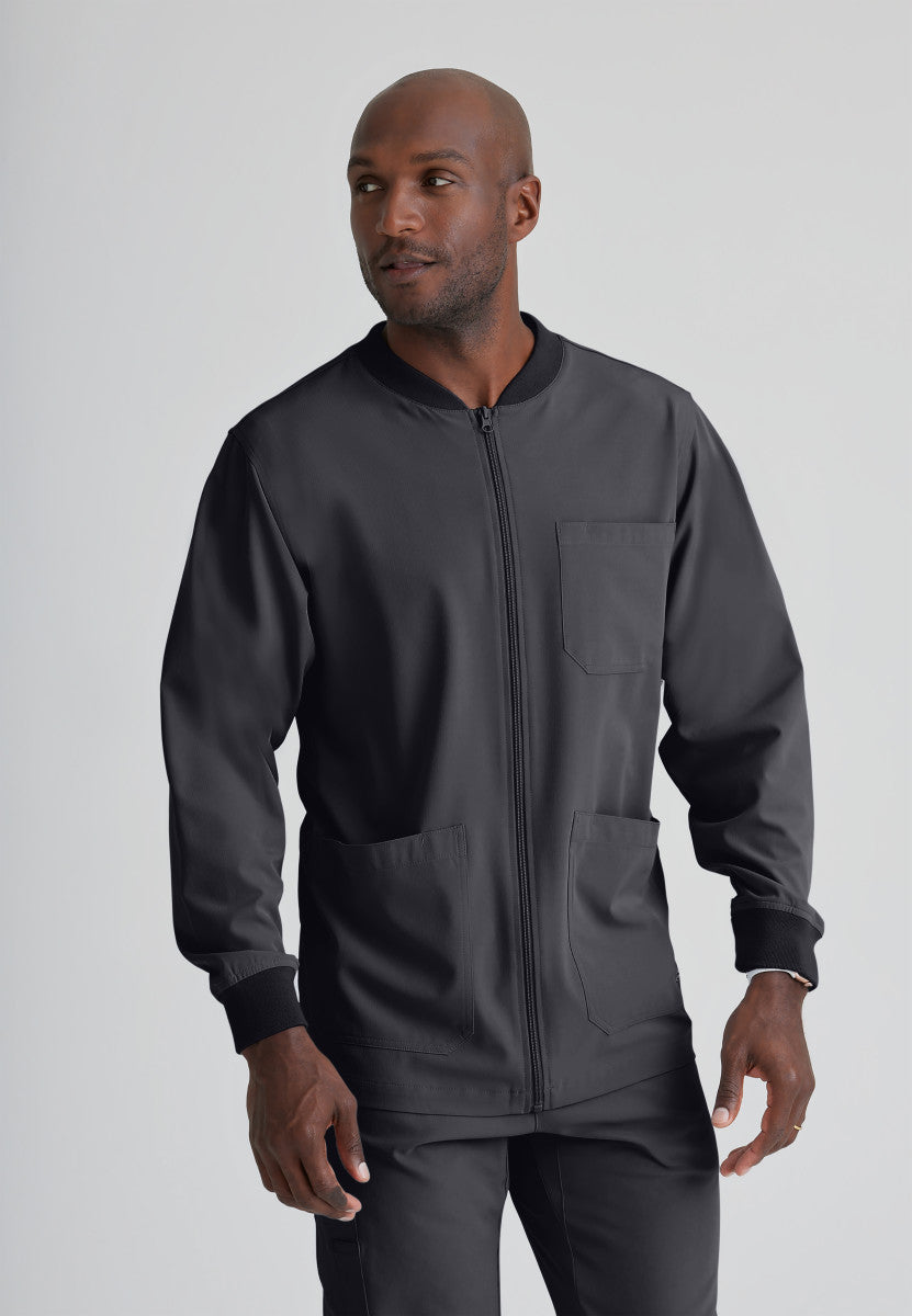 Skechers SK0408 Structure Scrub Jacket Pewter