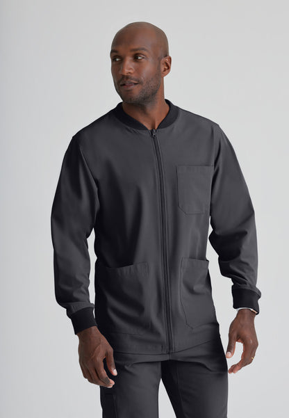 Skechers SK0408 Structure Scrub Jacket Pewter