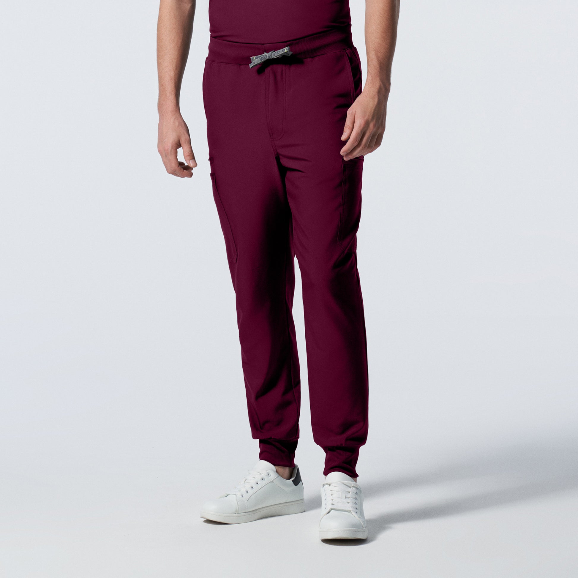 Forward LB409 Men's Jogger Scrub Pants Wine Image