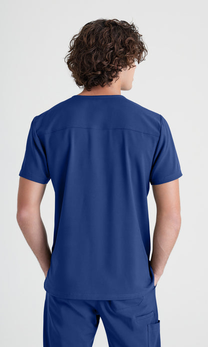 Grey's Anatomy Evolve GSST179 Journey Scrub Top Indigo