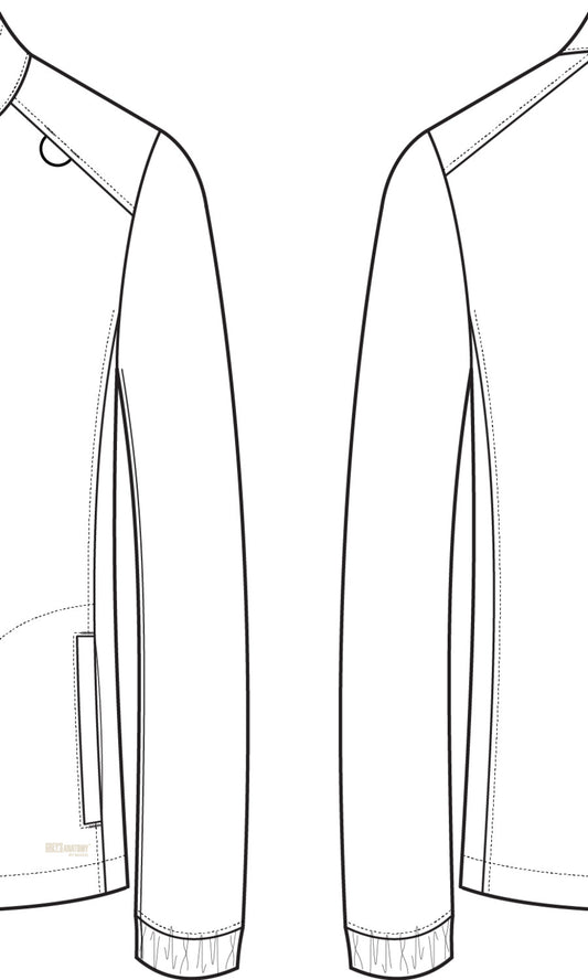 Grey's Anatomy Evolve GSSW886 Virtue Scrub Jacket True Red