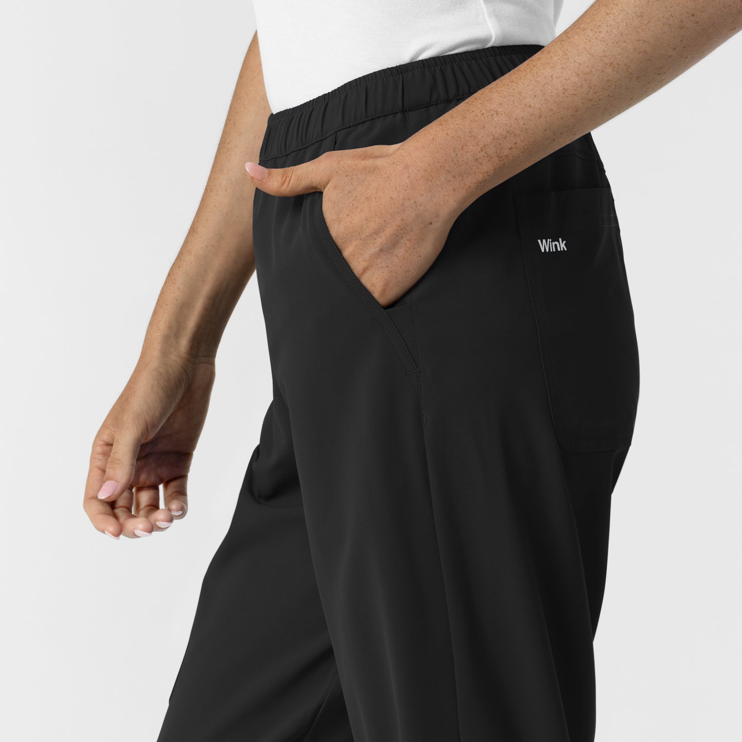 NURTUR 5280 Women's Slim Leg Scrub Pants Black