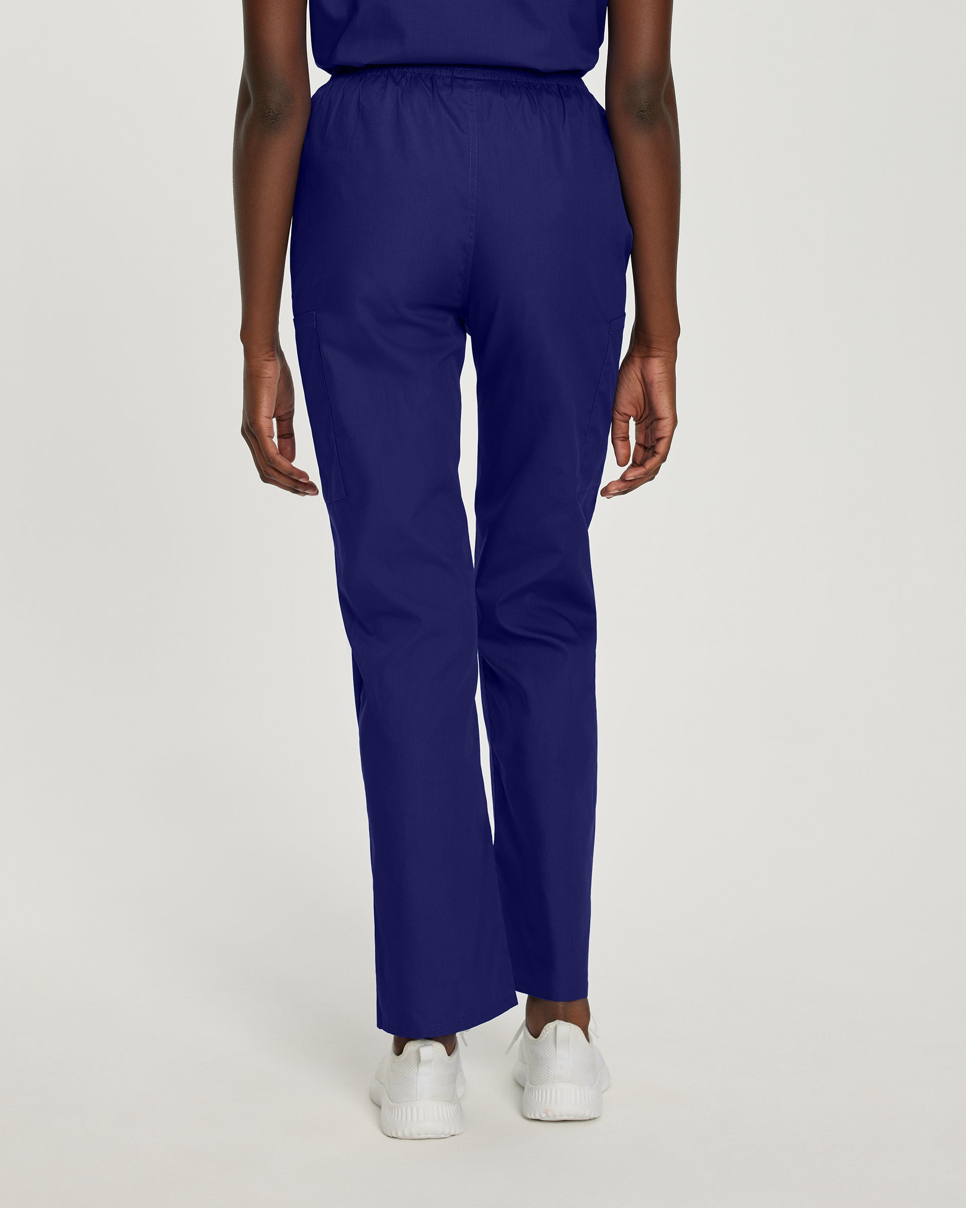 Scrub Zone 83221 Women's Cargo Scrub Pants Cobalt Image