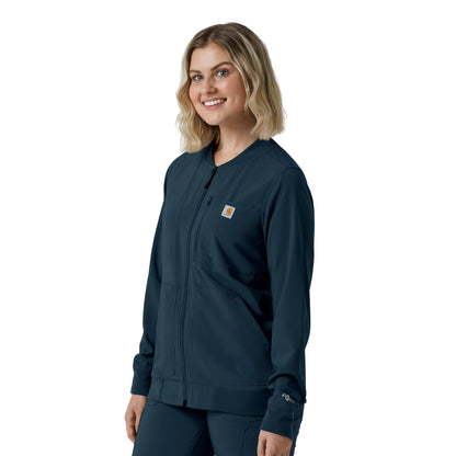 Force Cross-Flex C82410 Women's Lightweight Scrub Jacket Navy