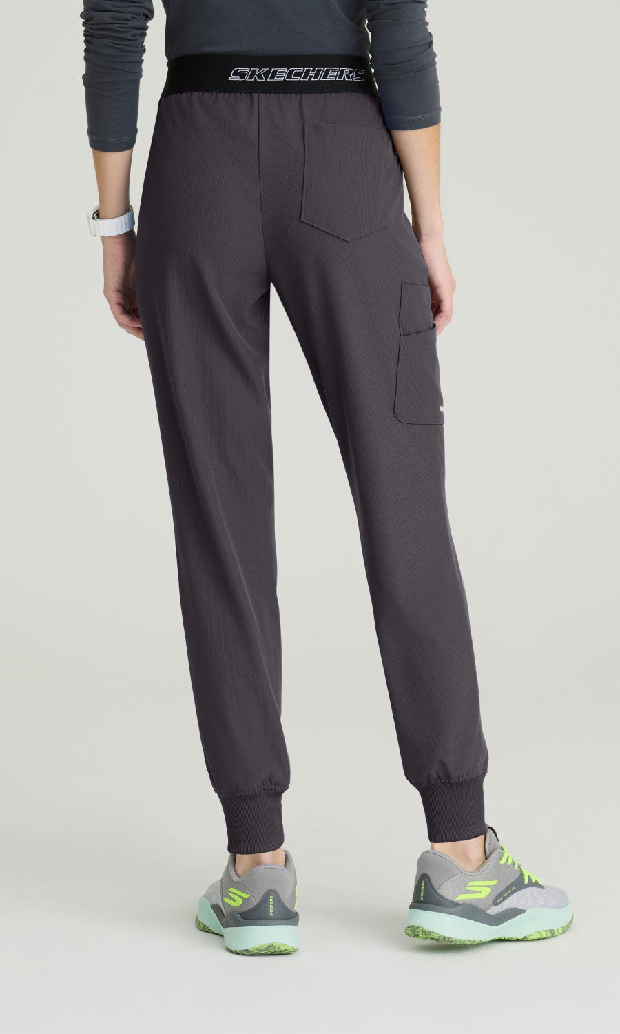 Skechers Vitality SKP559 Electra Scrub Pants Pewter