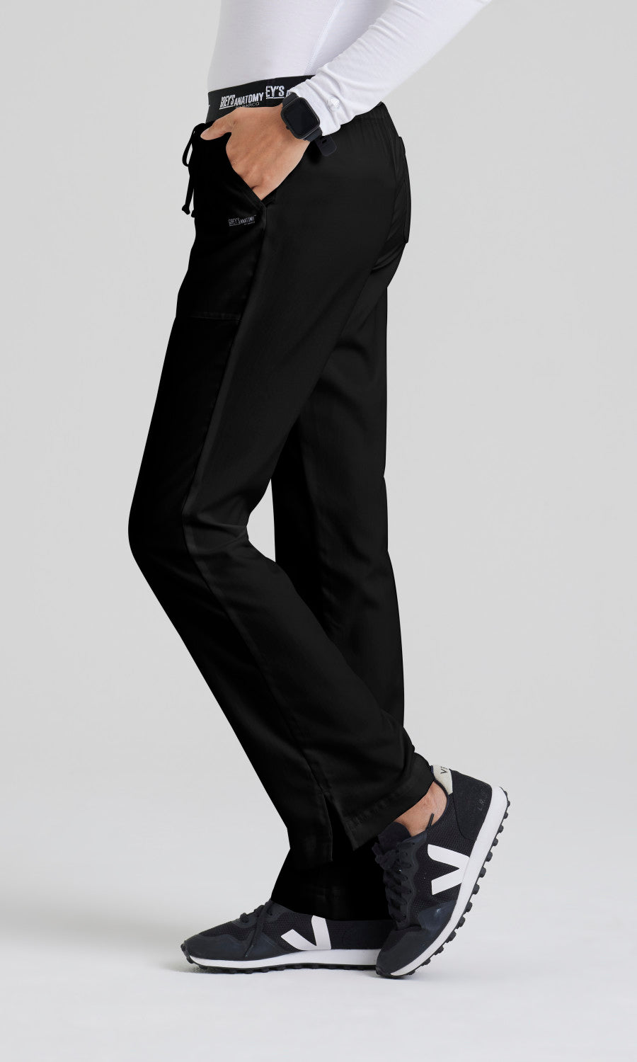 Grey's Anatomy 4275 Aubrey Scrub Pants Black