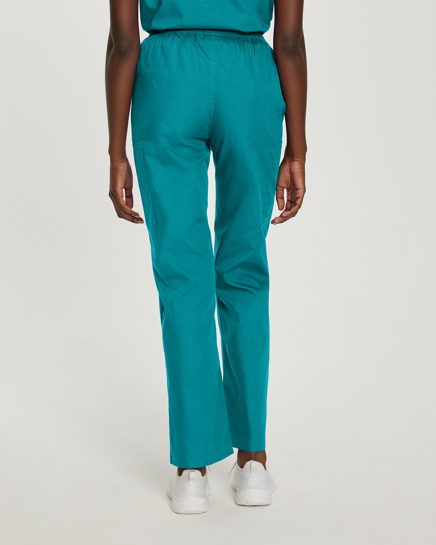 Scrub Zone 83221 Women's Cargo Scrub Pants Teal Image