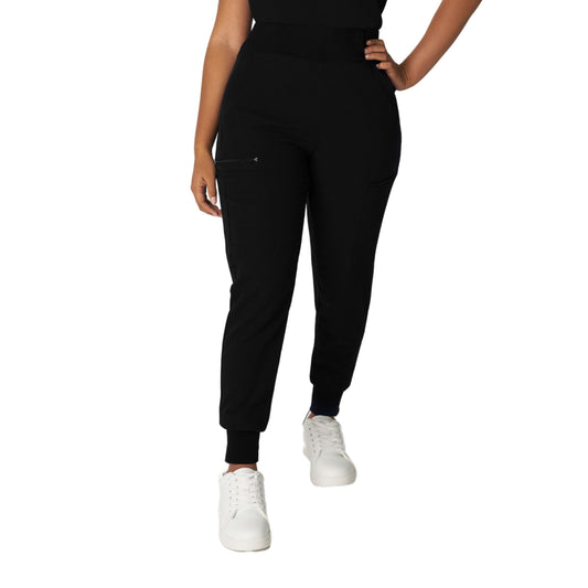 V-Tess WB410 Women's Jogger Scrub Pants Black Image