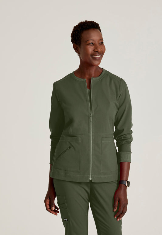 Greys Anatomy Stretch GRSW017 Millie Jacket Olive