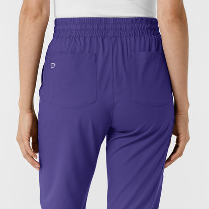 Boundless 5251 Bootcut Scrub Pants Grape Model Image Alternate | Wink