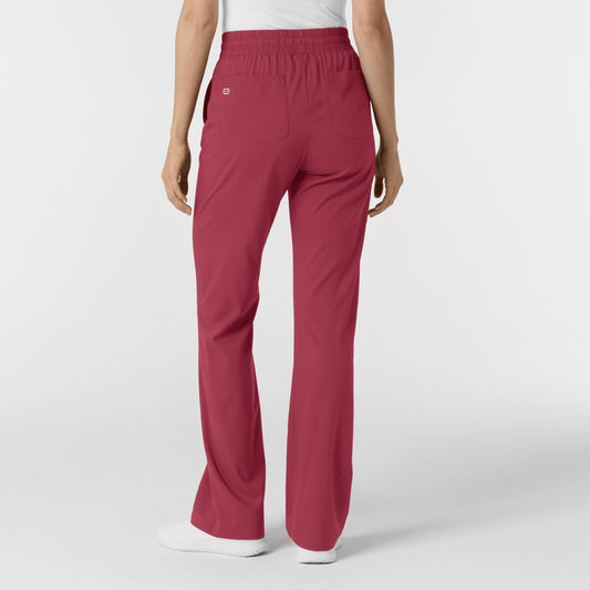 Boundless 5251 Women's Bootcut Scrub Pants Ruby