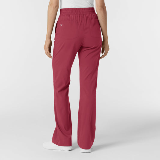 Boundless 5251 Women's Bootcut Scrub Pants Ruby