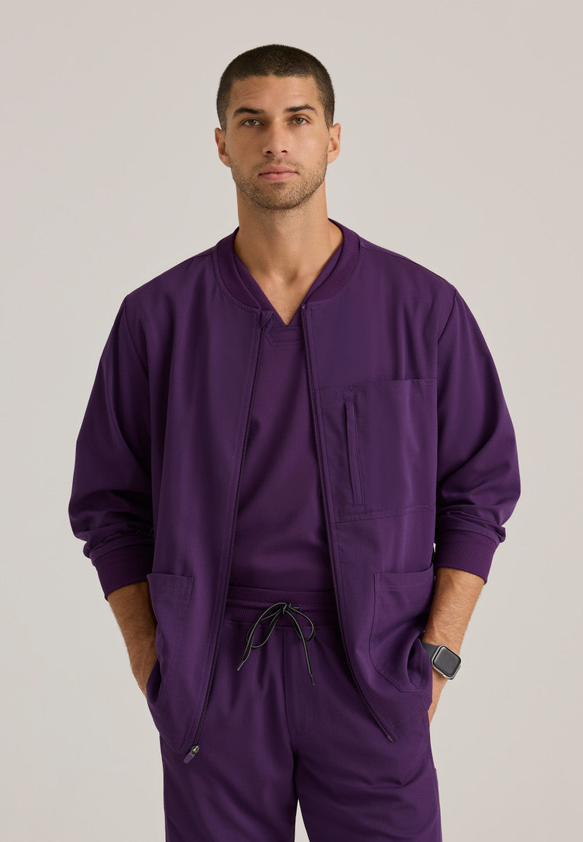 Greys Anatomy Stretch GRSW871 React Warmup Eggplant