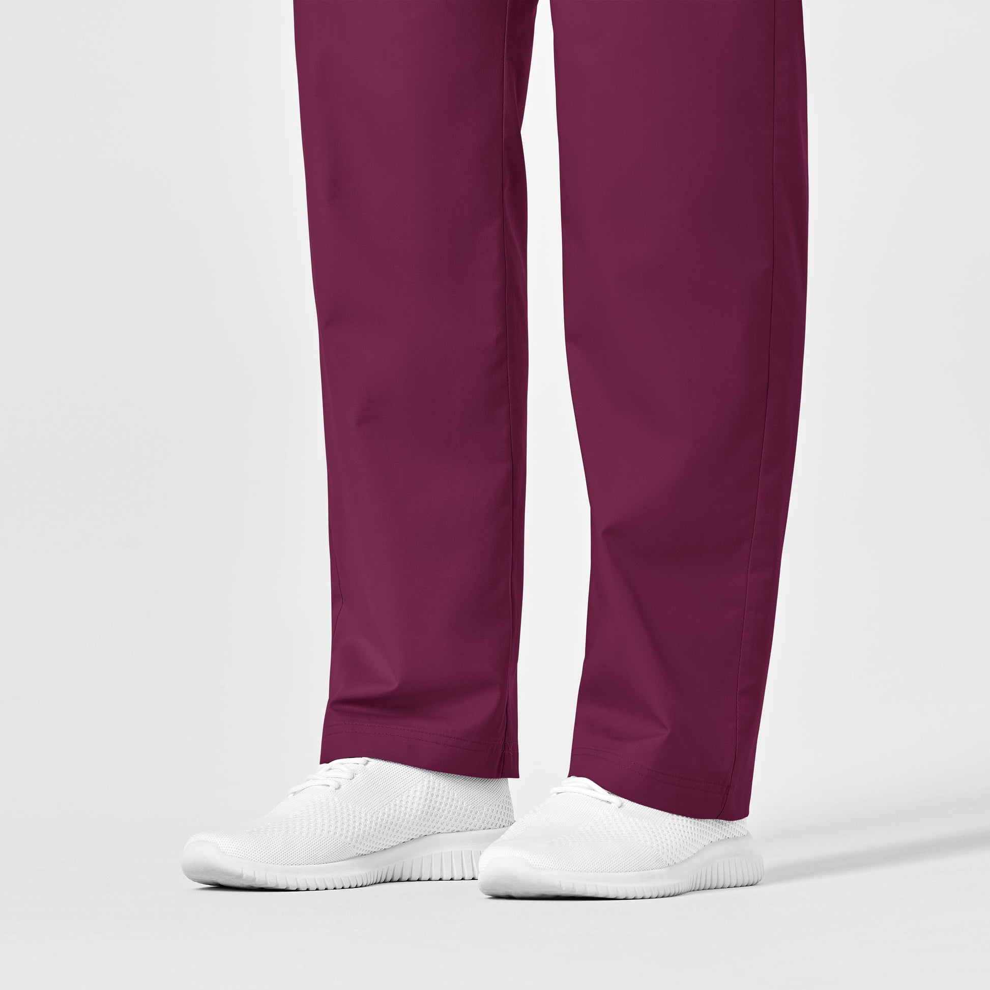 WonderWORK 500 Unisex Drawstring Cargo Scrub Pants Wine Model Image Alternate | Wink