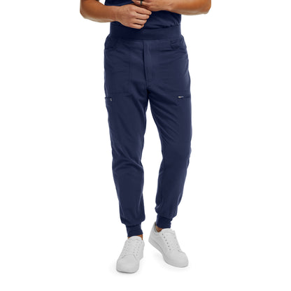 CRFT WB417 Men's Jogger Scrub Pants Navy Image