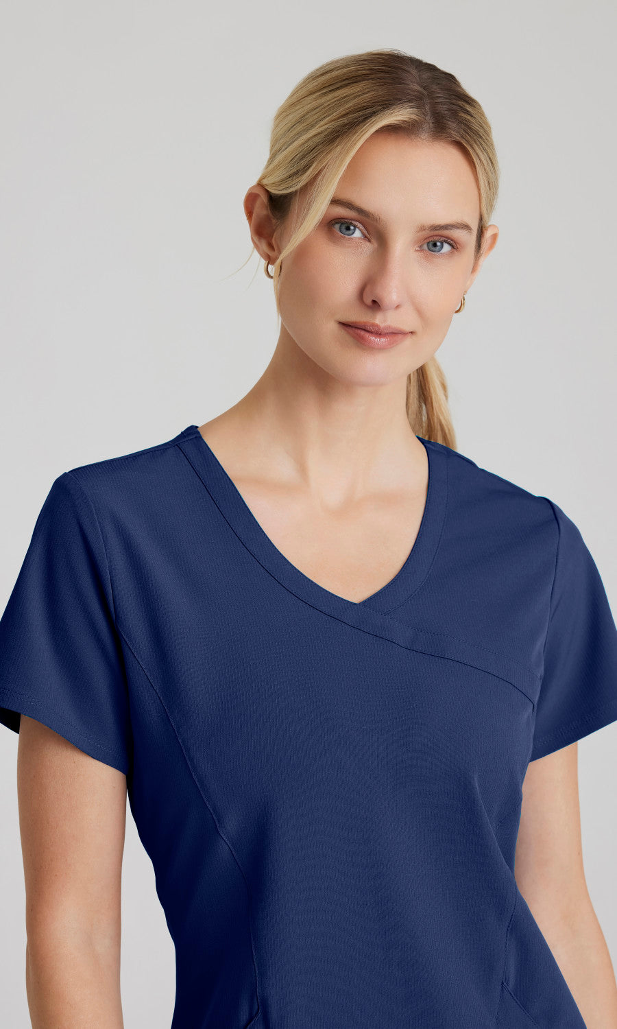 Skechers SK102 Reliance Scrub Top Navy