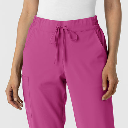 RENEW 5934 Jogger Scrub Pants Raspberry Model Image Left Side | Wink