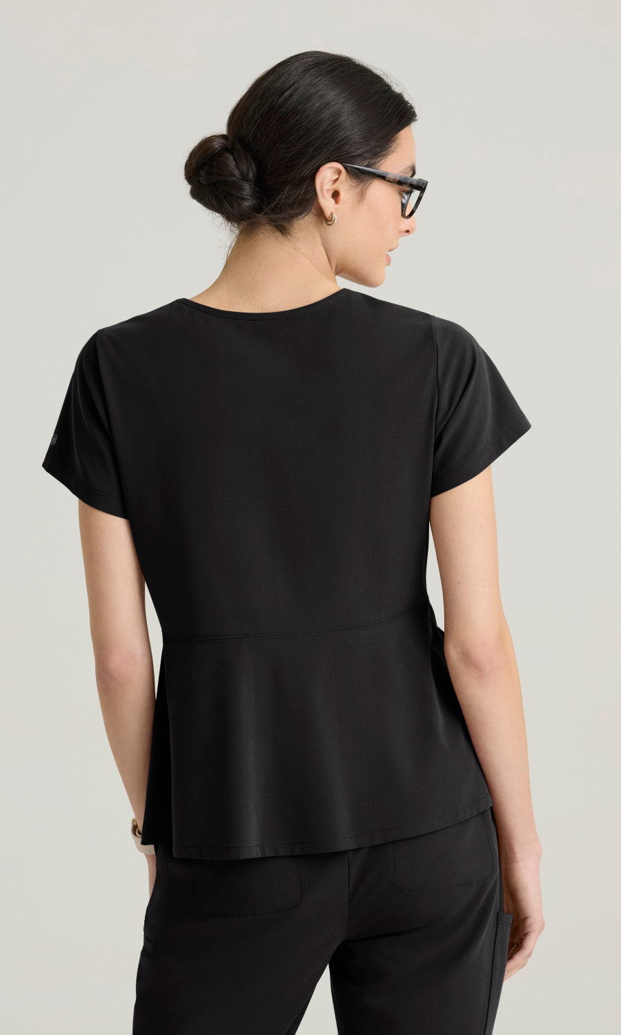 Grey's Anatomy Cultivate GRGT309 Spring Top Black - back