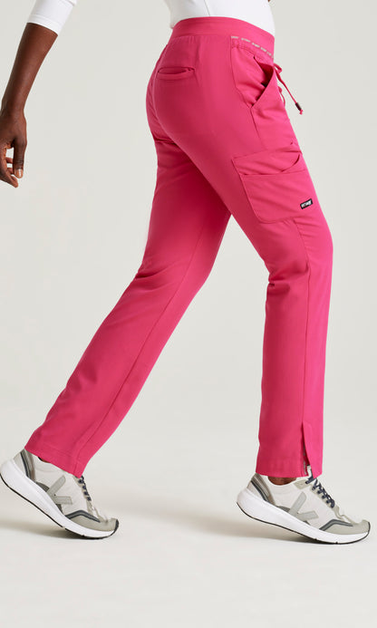 Grey's Anatomy Stretch GRSP526 Serena Scrub Pants Vibrance Pink