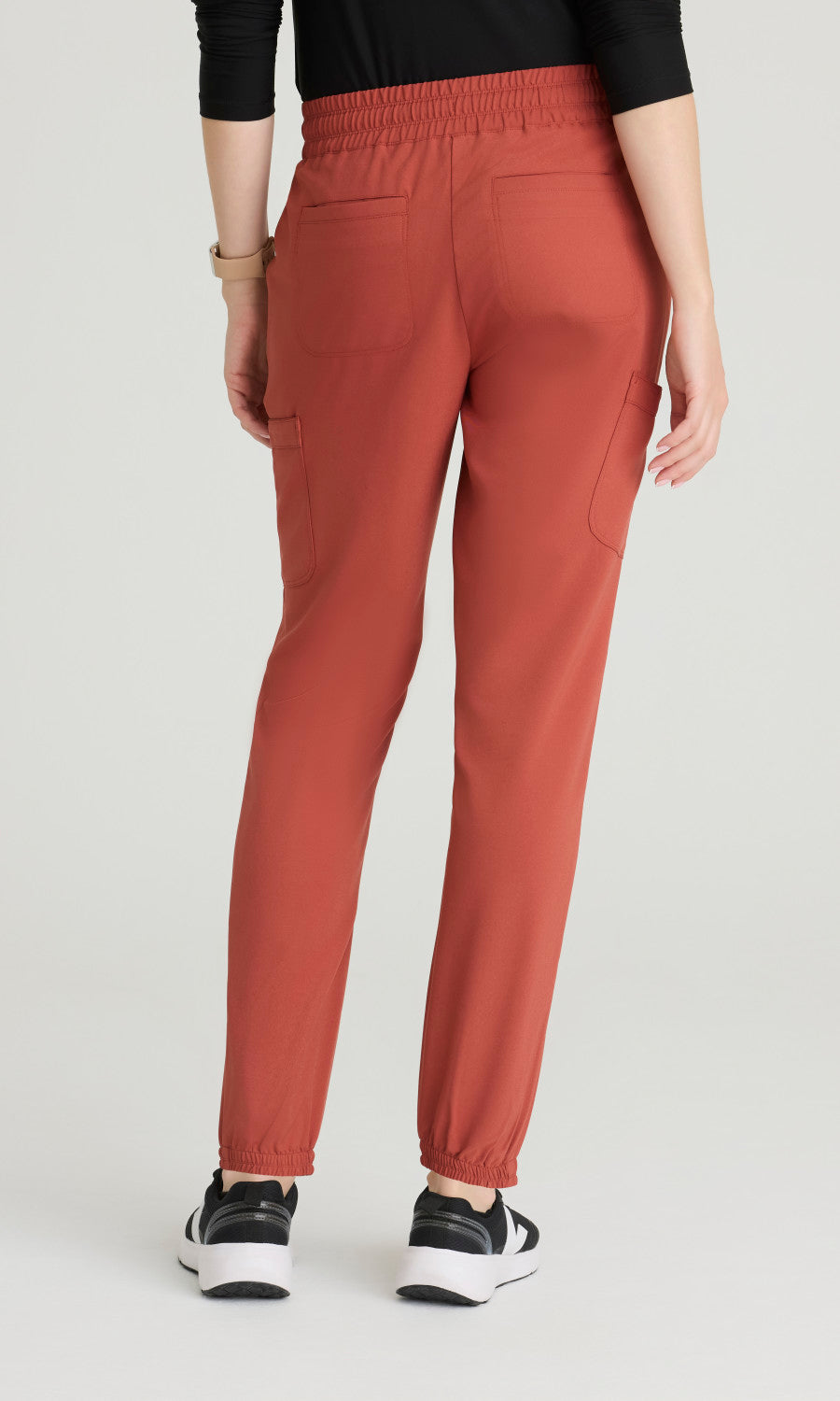 Grey's Anatomy Evolve GSSP625 Terra Scrub Joggers Sedona Red