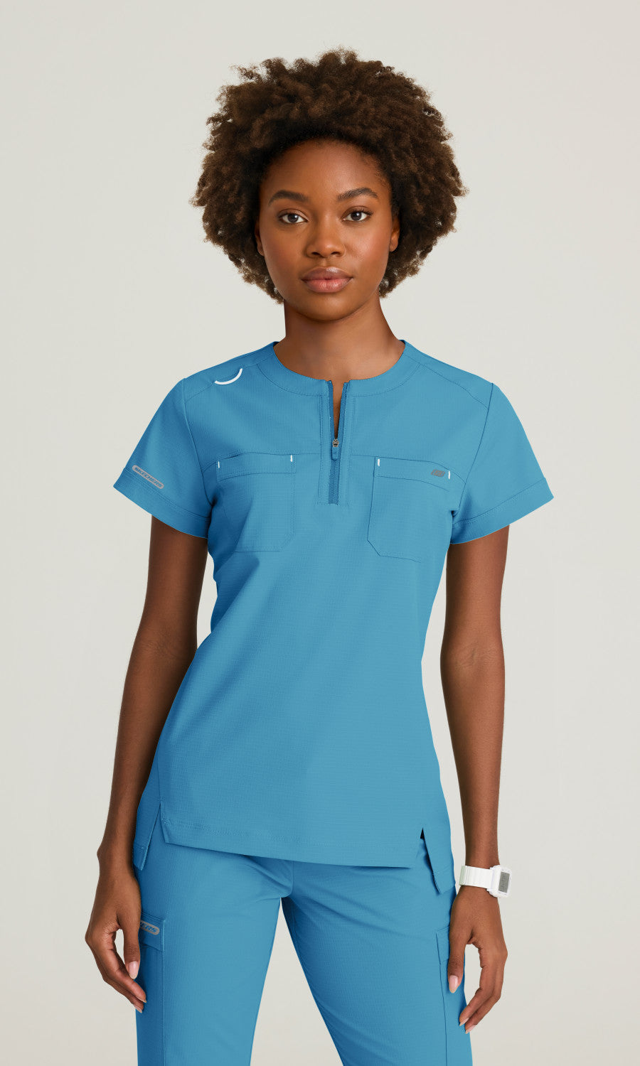 Skechers Ripstop SKT284 Trek Tuck-In Top Bluewater - front