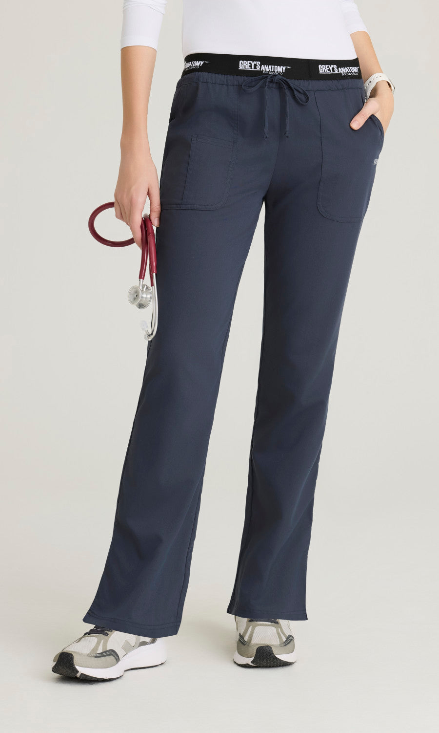 Grey's Anatomy 4275 Aubrey Scrub Pants Steel