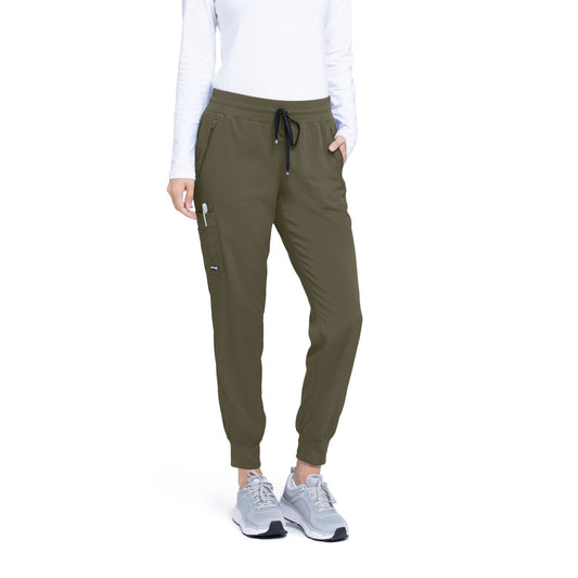 Greys Anatomy Stretch GRSP537 Eden Jogger Olive