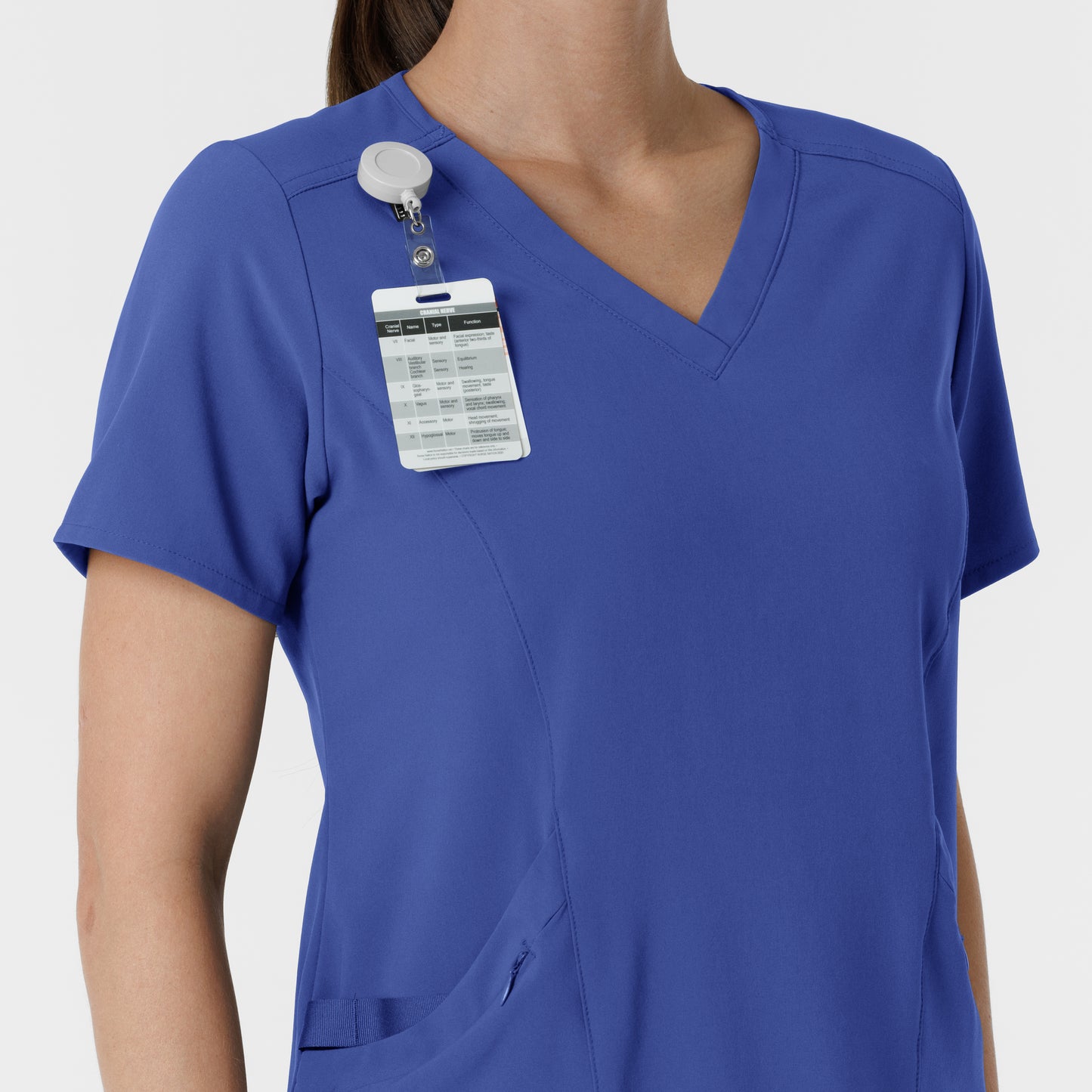 RENEW 6134 Women's V-Neck Scrub Top Galaxy Blue