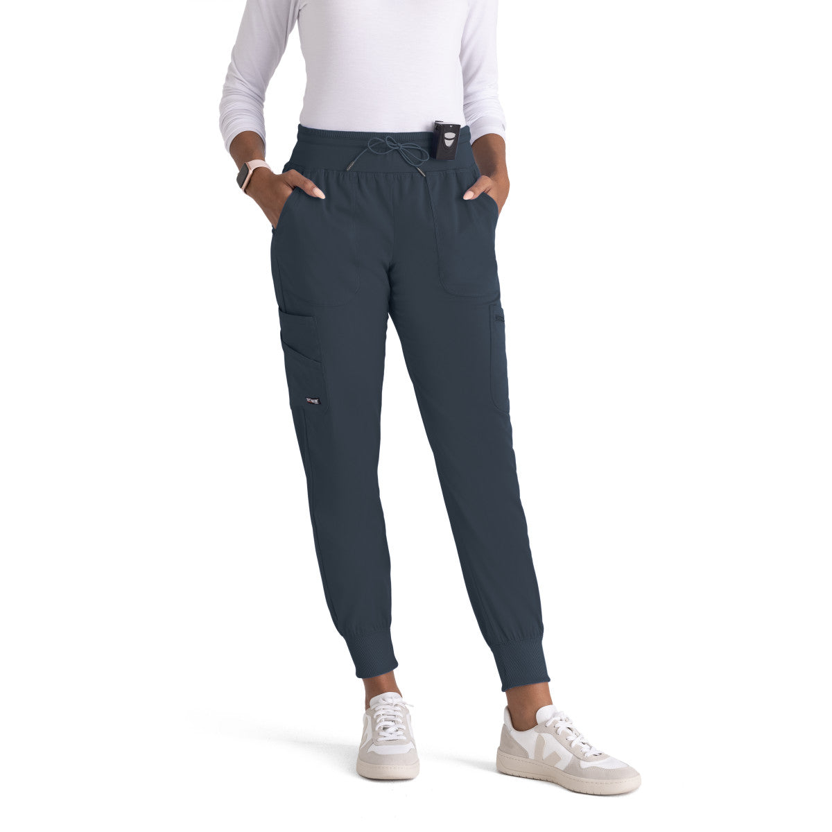 Greys Anatomy Stretch GRSP527 Carly Jogger Steel