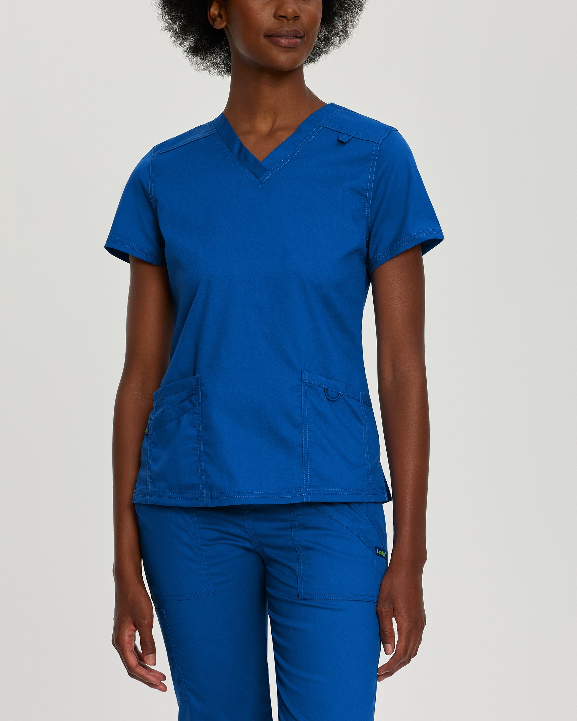 ProFlex 4160 Women's 3 Pocket V Neck Scrub Top Galaxy Image